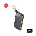 Rosstech RS-500 20.000MAH 22.5W Pd Powerbank Dijital Ekranlı 6 Portlu Dahili Çift Kablolu