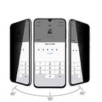 Rotaks Case Oppo A15 Hayalet Gizlilik Filtreli Tam Kaplar Ekran Koruyucu