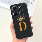 Rotaks Case Reeder ile Uyumlu S19 Max Pro S Zoom Kılıf Silikon Esnek Harf Baskılı Hd Kalite (D)