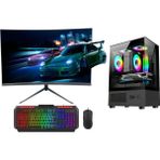 ROTAMPC-RT3086 I7 9.nesil 9700 16GB Ddr4 512GB SSD 8gb RX580 VGA "24 Oyun Bilgisayarı - Siyah - 24 inç