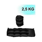 Rotantix 2,5 kg x 2 Adet El Ayak Ağırlığı Seti Kum Torbası 2.5 kg Kas Bilek I Ağırlık 1 Çift Siyah