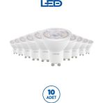 Rother RTL11101-10 Rother GU10 LED Spot Ampul 6W 540 Lümen 6500K Beyaz Işık Enerji Tasarruflu Ampul 10 Adet