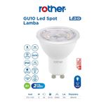 Rother RTL11103 Rother GU10 LED Spot Ampul 8W 700 Lümen 6500K Beyaz Işık - Enerji Tasarruflu Ampul