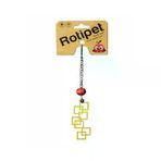 ROTİPET Rotipet kuş oyuncağı akrilik geometrik şekilli sarkaç-10