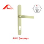 Roto 35/85 Pimapen Kilitli Kapı Kolu (Şampanya)