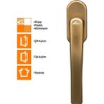 Roto Line Pencere Kolu ( Bütün Renkler ) Pvc Alüminyum - Bronz