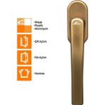 Roto Line Secustik Bronz Pvc Pimapen Pencere Kolu