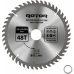 Rotor Daire Testere Bıçağı 190X30/25,4 mm 48T – Ahşap Kesim (El Tipi ve Gönye Testere) Adaptörlü