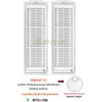 RotRever Xiaomi Mi Robot Vacuum Mop Pro (Model KOD:STYTJO2YM)VACUUM Mop P Robot Süpürge Uyumlu Yedek Parça Seti - Hepa Filtre