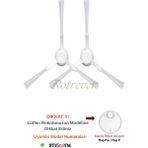 RotRever Xiaomi Mi Robot Vacuum Mop Pro (Model KOD:STYTJO2YM)VACUUM Mop P Robot Süpürge Uyumlu Yedek Parça Seti - Yan Fırça
