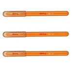 Rotring 0.7 mm Turuncu 3'lü Jel Mürekkepli Tükenmez Kalem