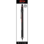 Rotring 500 Mekanik Versatil Kalem Siyah 0.7 mm Siyah Tek Ebat
