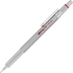 Rotring 600 Mekanik Kurşun Kalem 0.5 mm Gümüş Renkli Ergonomik Tasarım ve Metal Gövde