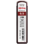 Rotring Hi Polymer 0.5 mm 2B Kurşun Kalem Ucu 3 Adet Sarf Malzemeleri İçin Güçlü Kalem Uçları