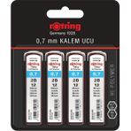 Rotring Hi-Polymer Kurşun Kalem Ucu (2B), 4'lü Paket, 0.7 mm