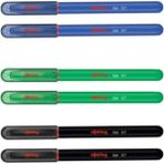 Rotring Jel Pilot Kalem 0.7mm Siyah-Mavi-Yeşil 6ADET - Renkli