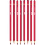 Rotring Kırmızı Kalem 8 Adet Kırmızı Kurşun Kalem Kırmızı Kopya Kalemi Başlık Kalemi Öğrenci Okul - Standart