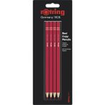 Rotring Kırmızı Kopya Kalemi 4'lü Paket Renkli Kurşun Kalemler için Pratik Yazım Aracı
