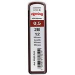 Rotring Min 0.5 mm 2B 12'li 10 Tüp