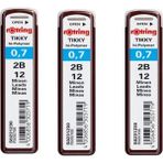 Rotrıng Min 07 2b Hi-Polymer 3 Adet - Siyah - Kalem Ucu - Uç Kalınlığı