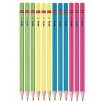 Rotring Neon Kurşun Kalem 12 Li 1 Paket Renkli Kurşun Kalem Mavi Yeşil Sarı Pembe Hb Kurşun Kalem