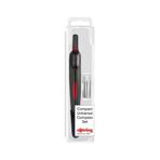 Rotring Pergel Lise Tipi, Hızlı Hassas Ayar, 130 mm, Ø 360 mm Çizim