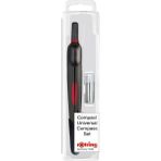 Rotring Pergel Lise Tipi, Hızlı ve Hassas Ayar, 130 Mm, Ø 360 mm Çizim - 1 Adet