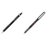 Rotring Rapid Mekanik Kurşun Kalem, Siyah, 0.7 Mm + Rotring Roller Kalem 0.7 mm, Siyah