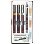 Rotring Rapido Junior Set Versatil Kalem 4 Parça Bordo Renk Ölçüleri ile Yüksek Kalite