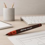 Rotring Rapido Kalemi Isograph 0,1 mm Teknik Çizim Kalemi (1 Adet) - Siyah
