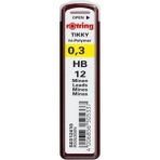 rotring s0312410 min hi-polymer hb 0.3 mm versatil kalem ucu (10 tüp) - Yok