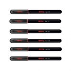 Rotring Siyah 6'lı Jel Mürekkepli Tükenmez Kalem