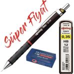 Rotring Tikky 0.35 Versatil + 0.35 Uç + Faber Sınav Silgisi