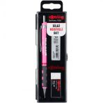 Rotring Tikky 0.5 Min Okul Seti Rotring Silgi Hediyeli Kalem Seti Rotring Sinav Seti Neon Pembe