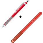 Rotring Tikky 07 mm Versatil Kalem + Rotring 07 Jel Kırmızı Kalem Seti - 2 Adet