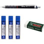 Rotring Tikky Mekanik Kurşun Kalem 0.7 Mm Kauçuk Kavrama ile Ergonomik Tasarım