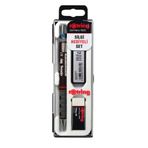 Rotring Tikky Okul Seti 0.7 mm Bordo Versatil Kalem + Silgi + Uç -Ro-kk07-07