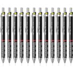Rotring Versatil Kalem Tikky 0.7 mm Siyah Renkli Mekanik Kalem 12'li Set 1904696
