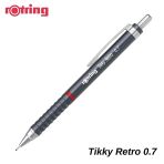 Rotring Versatil Kalem Tıkky Retro Metalik Gri 0.7 Mm 2202570-12-Pkt