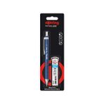 Rotring Versatil Retro Tikky Mekanik Kalem 0.7mm + Min 12 Adet Yedek Uç ile Mavi Renk