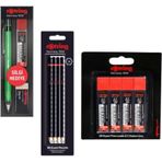 Rotring Visuclick 0.7 mm Yeşil Okul Seti + 4'lü Uç + Sınav Kalemi