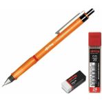 Rotring Visuclick Uçlu Kalem Seti Uç Ve Silgi Hediyeli - Turuncu - 0.5 mm