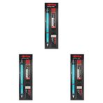 Rotring Visuclick Versatil Kalem 3’lü Okul Seti, Uçlu Kalem 0.7 mm, 0.7 Uç 2B, Silgi Hediye - Mavi 3lü paket