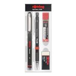 rOtring Visumax + Roller Ofis Seti- 0.7 mm, Siyah