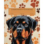 Rottweiler Composition Notebook| Dog Lovers Aesthetic Journal for College, School, Office & Work