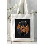 Rottweiler Köpek Baskılı Omuz Çanta Kişiye Özel Model 1