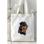 Rottweiler Köpek Baskılı Omuz Çanta Kişiye Özel Model 3
