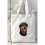 Rottweiler Köpek Baskılı Omuz Çanta Kişiye Özel Model 5