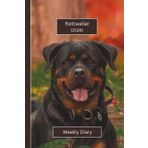 Rottweiler Weekly Diary 2026 (Hardcover): A gorgeous Week View Planner 2026 (spread across 2 pages). It's an ideally sized (6"x9") pet lover's journal ... pages. Great gift for friends and family