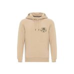 ROUTEFIELD Erkek Kapüşonlu Sweatshirt, Bej, L Beden